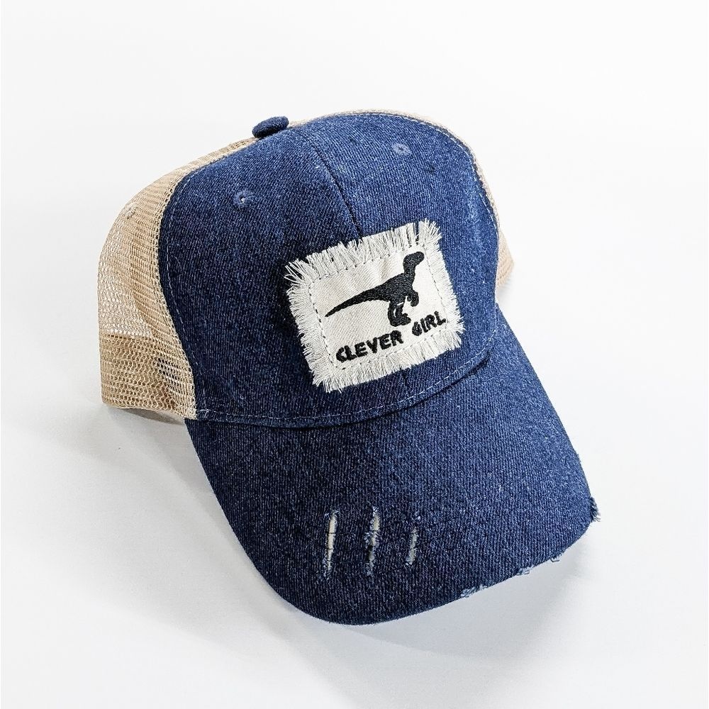Clever Girl Raptor Jurassic Park Jurassic World Trucker Hat